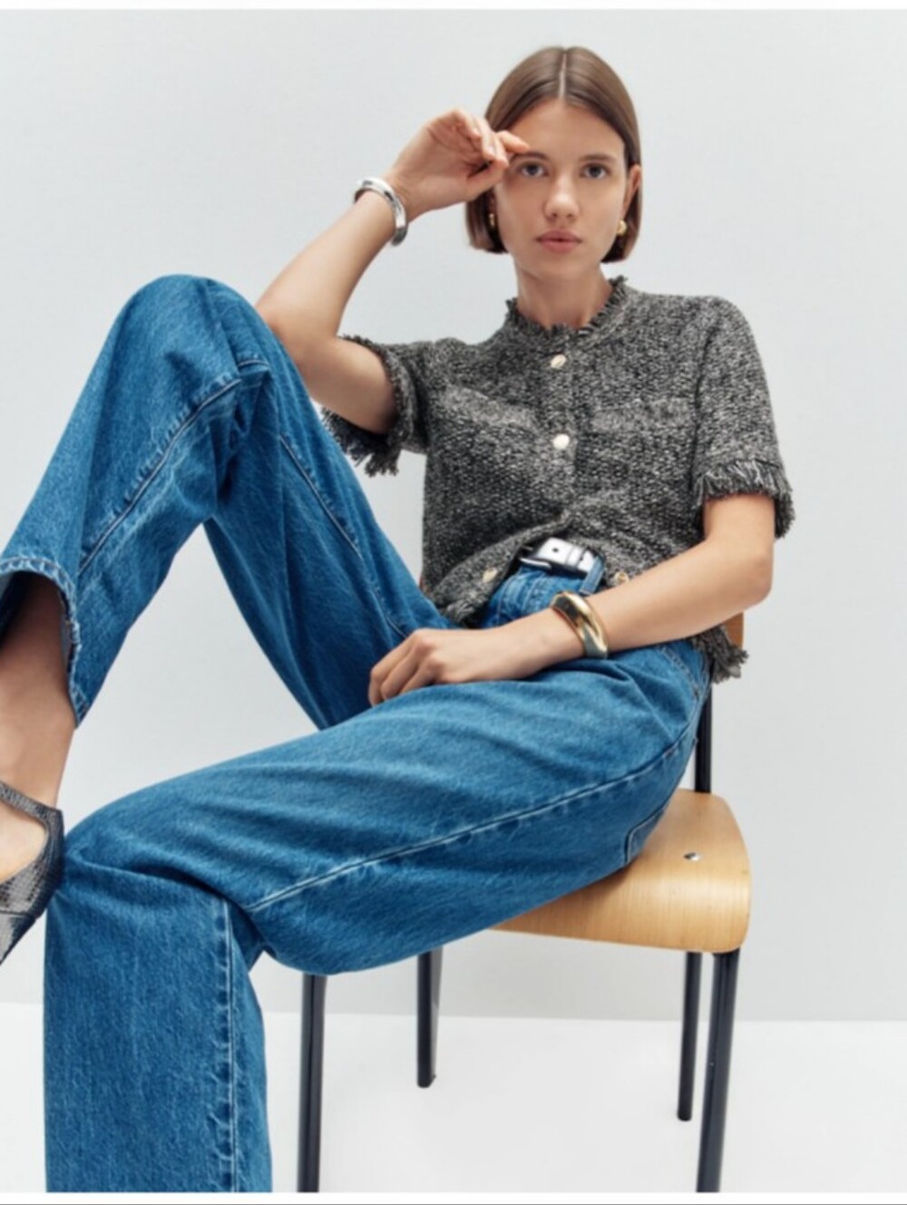 J. CREW {Factory} Fringed Iconic Lady Jacket | XS